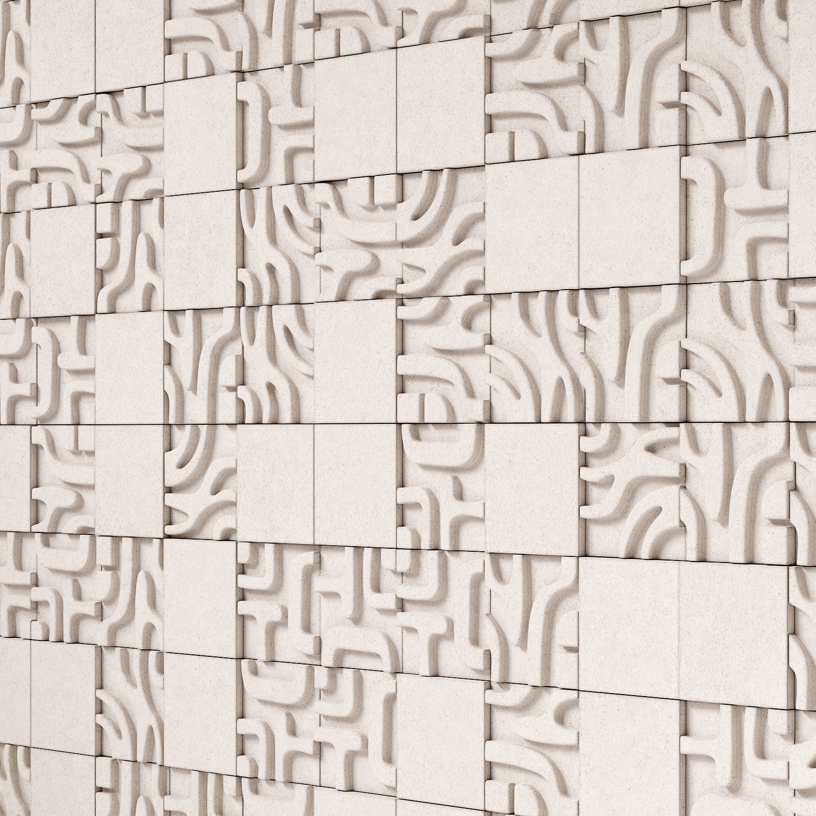 Decorative concrete tiles Castelatto Tribu 3D model_9