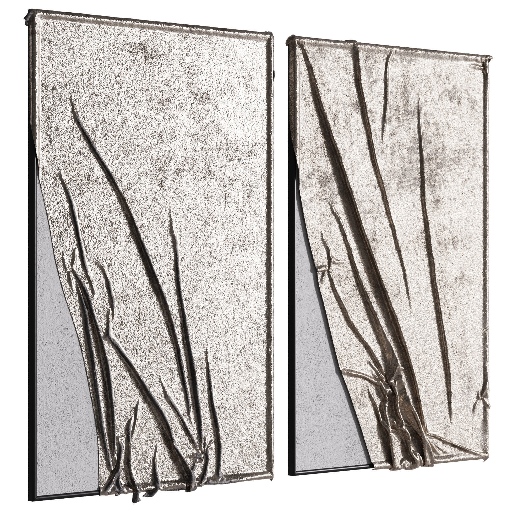 Wall panel 2 3D model_3