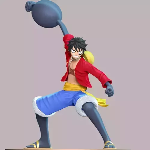 Monkey D Luffy 3D print model