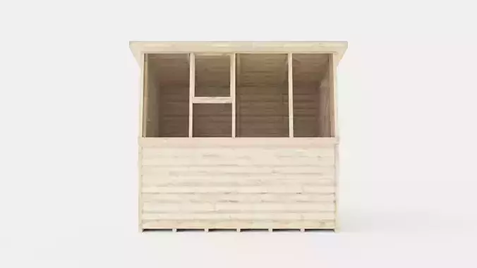 Garden Potting Shed Low-poly 3D model