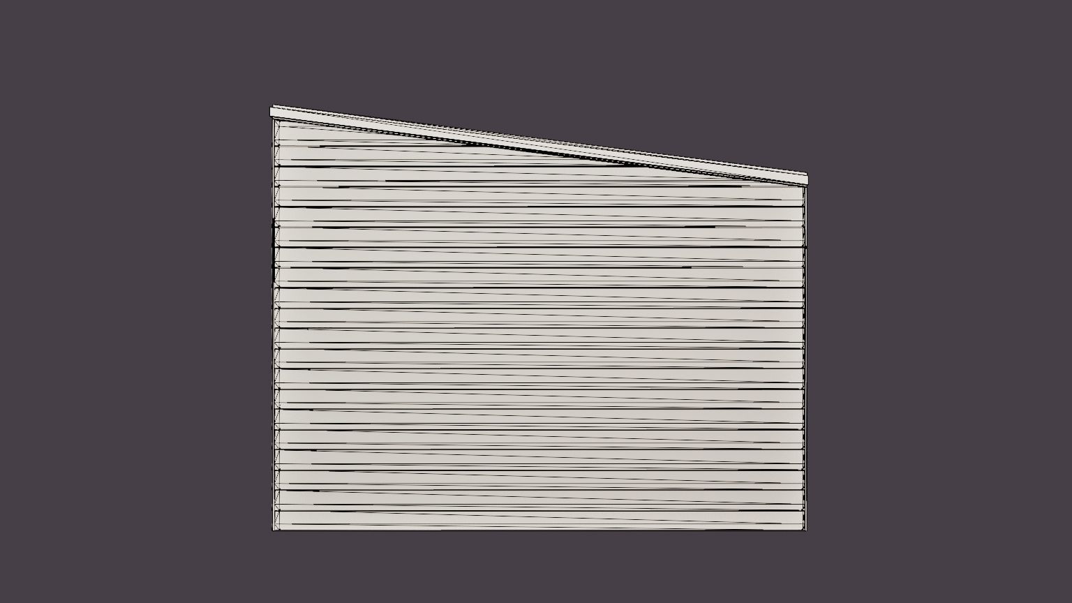 Wheather Board Low-poly 3D model_7