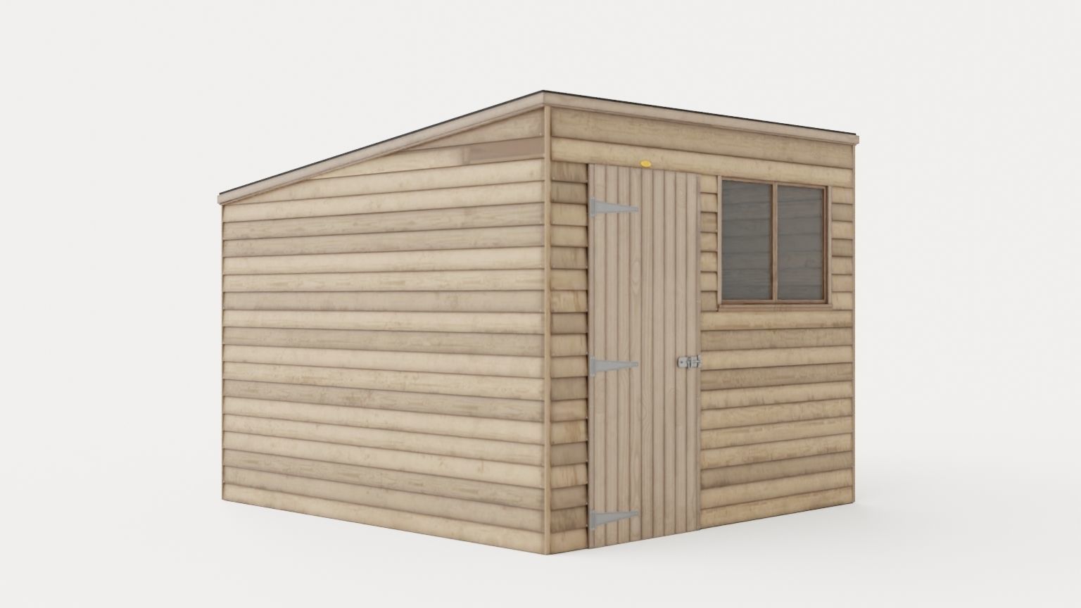 Wheather Board Low-poly 3D model_1