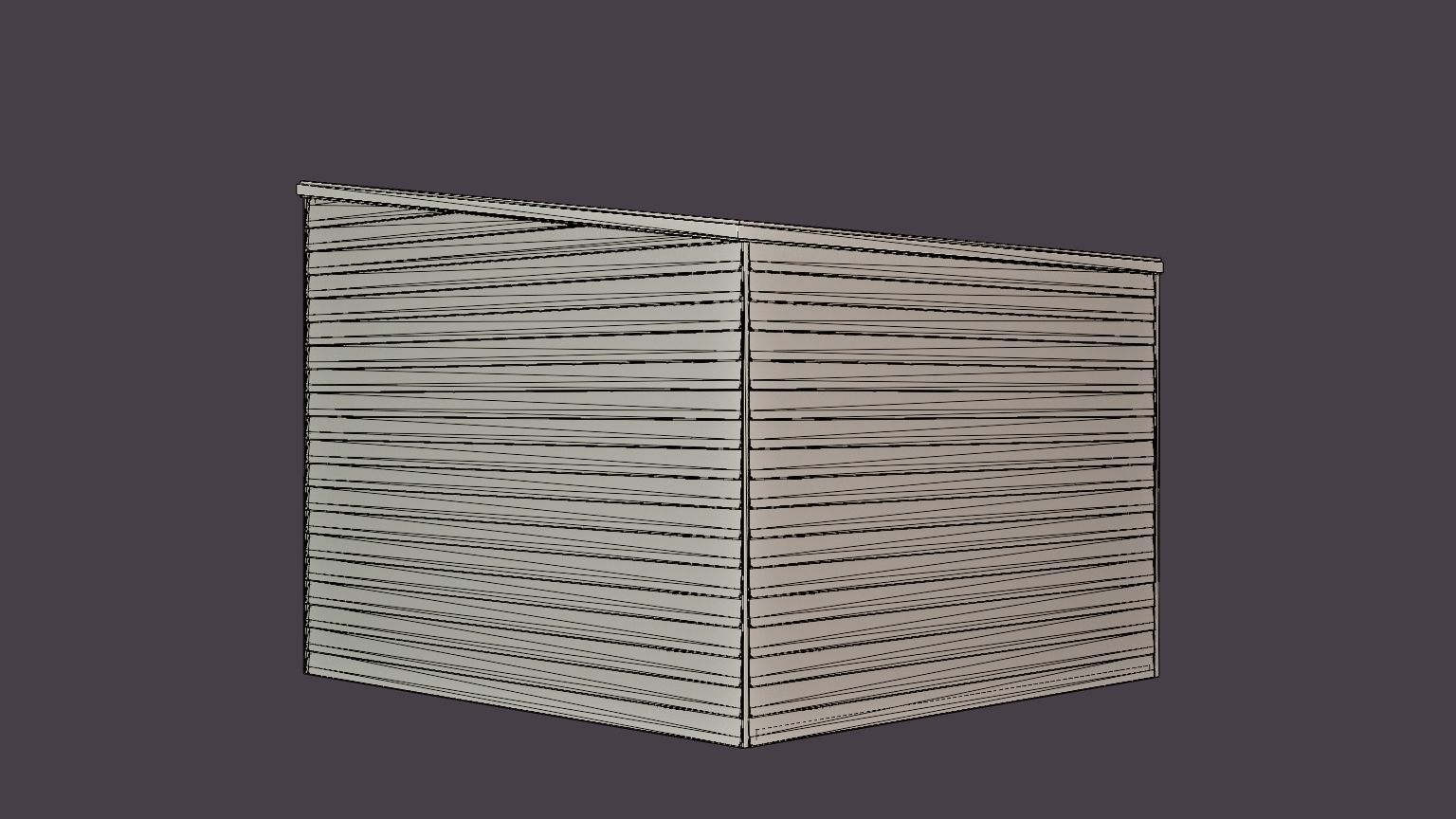 Wheather Board Low-poly 3D model_6