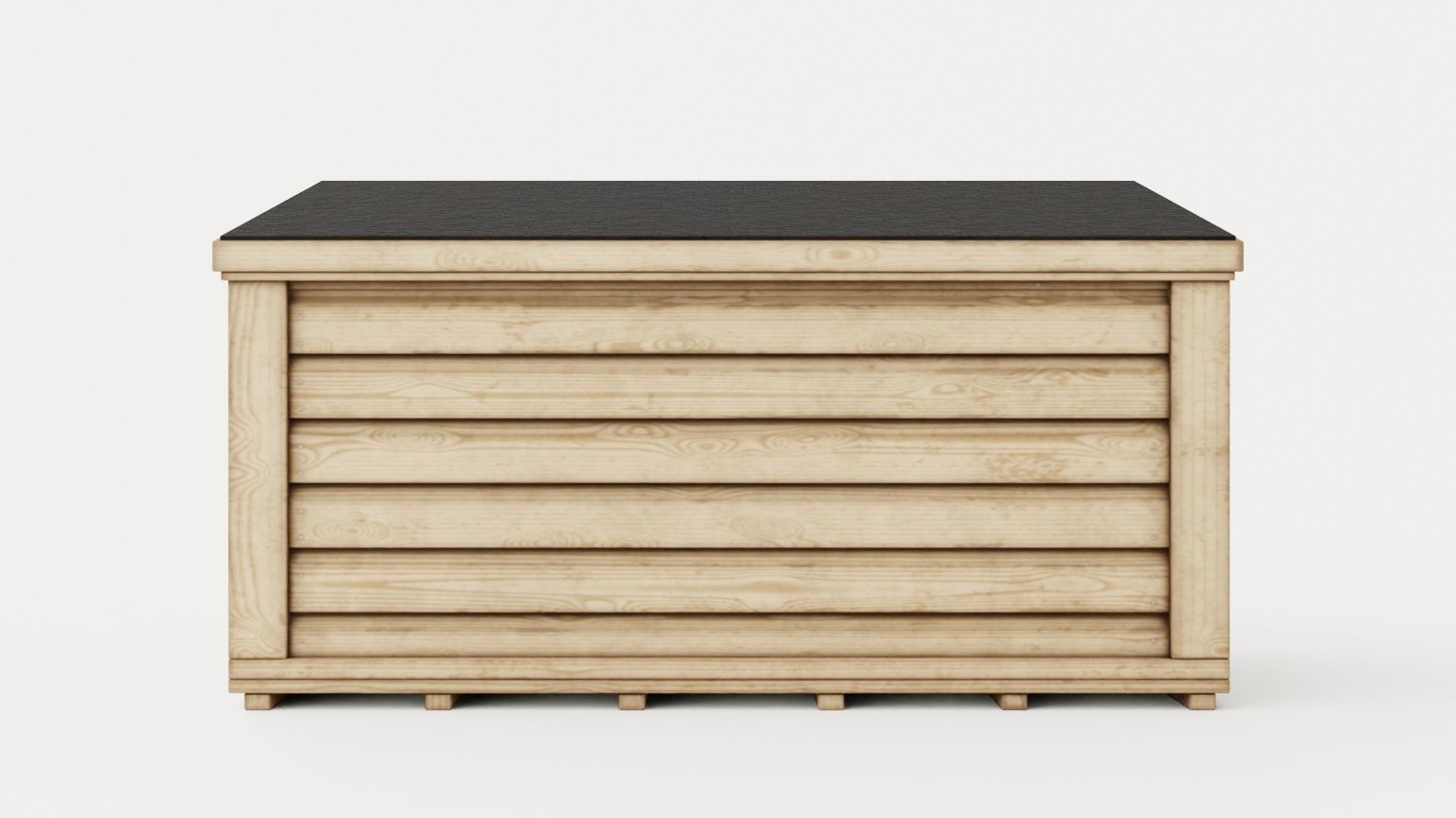 Storage Chest Low-poly 3D model_4