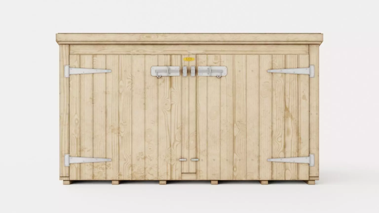 Storage Chest Low-poly 3D model_0