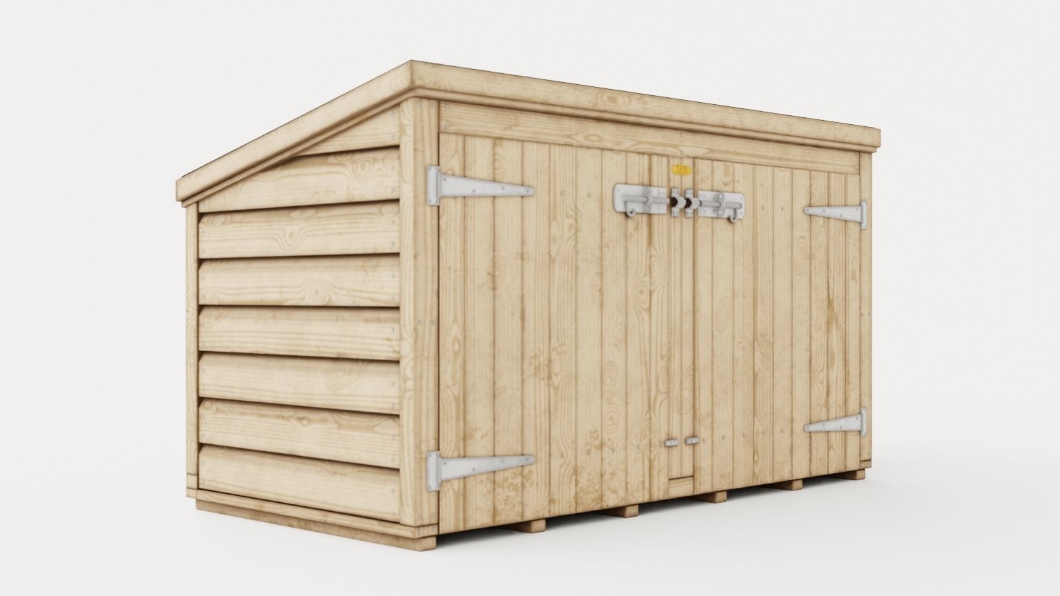 Storage Chest Low-poly 3D model_1