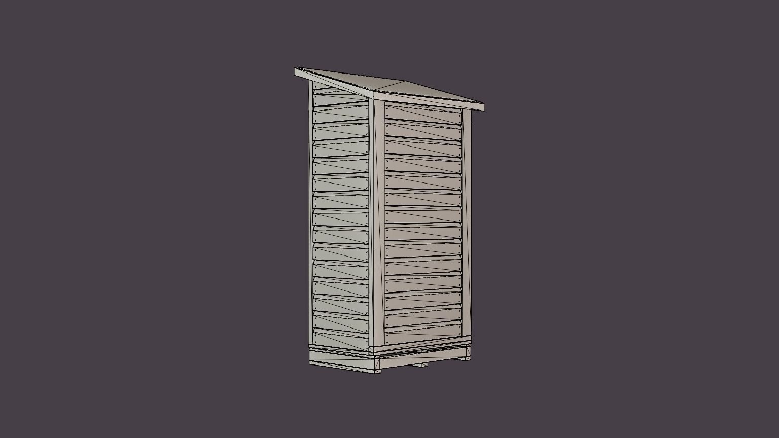 Small Tool Store Low-poly 3D model_6