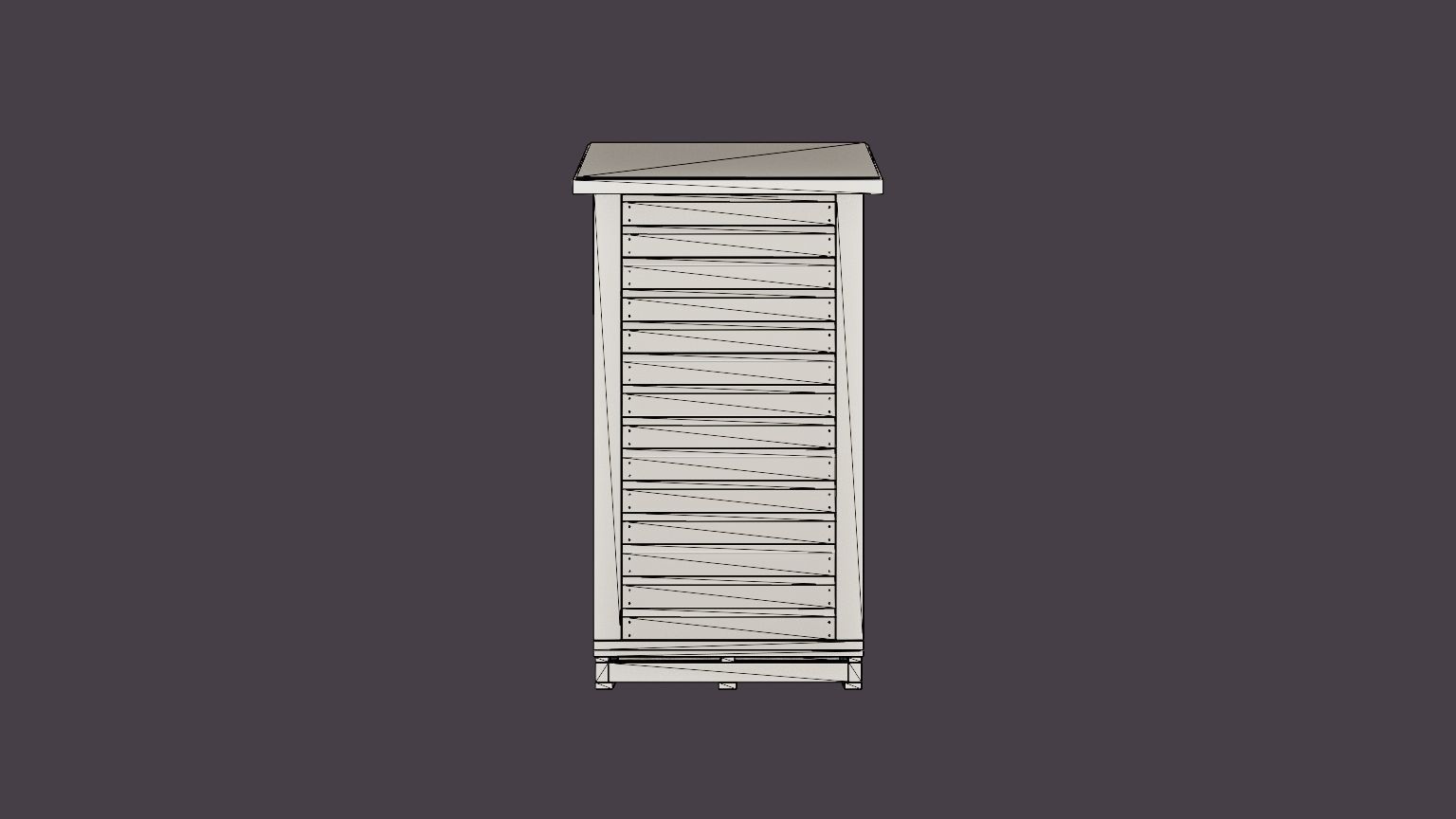 Small Tool Store Low-poly 3D model_5