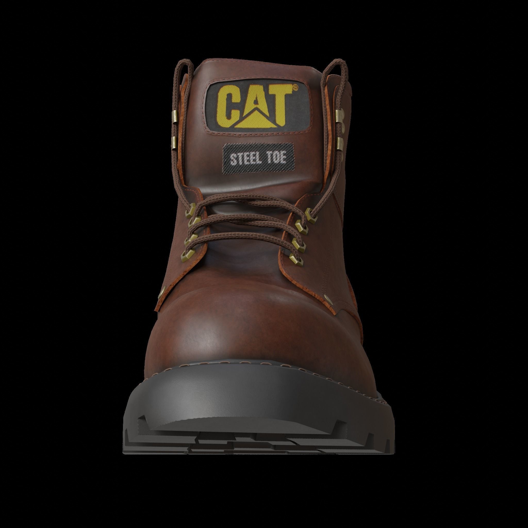 Carterpillar work boot 3D model_6