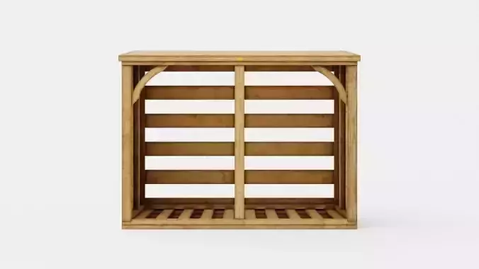 LogStore Low-poly 3D model