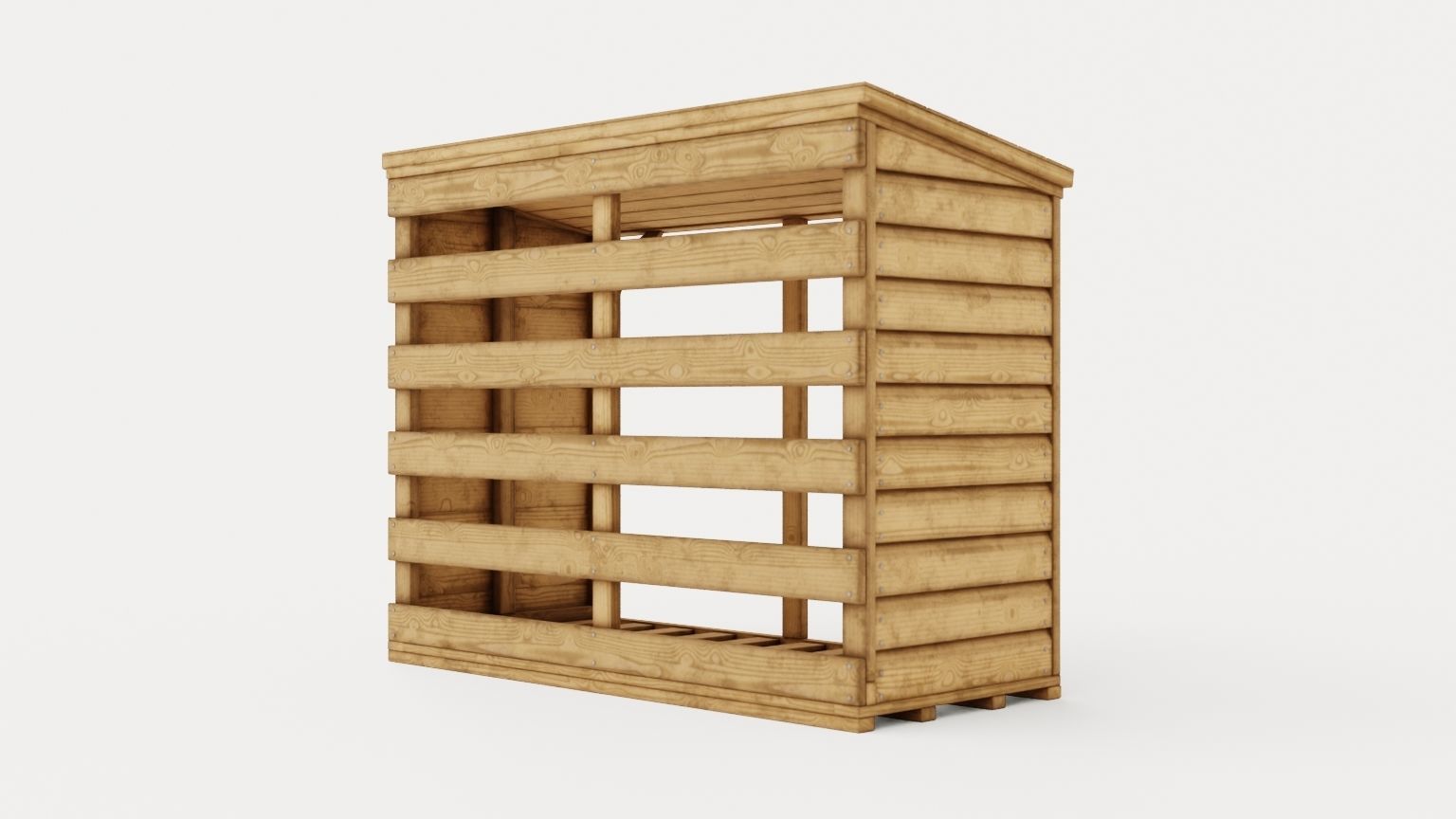 LogStore Low-poly 3D model_3