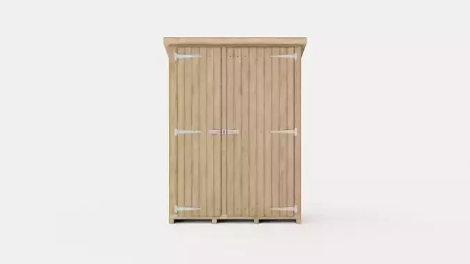 Bin Store Low-poly 3D model