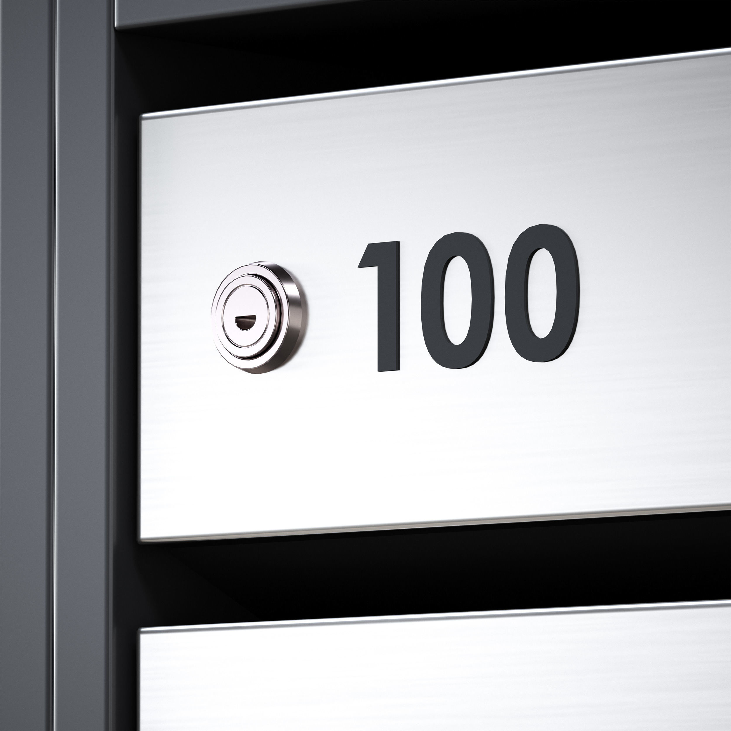 Mailboxes for an apartment building 3D model_22