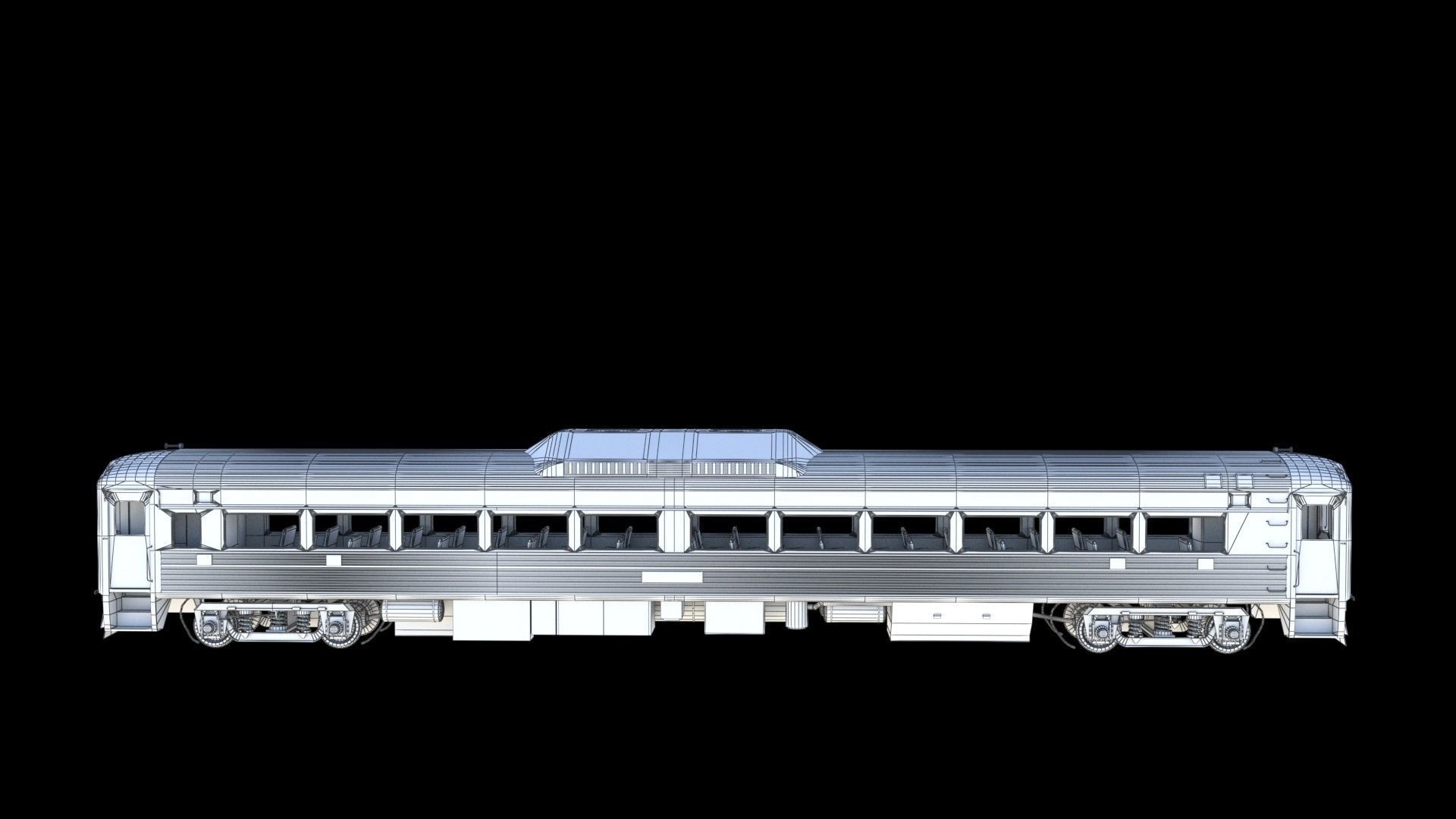 Budd Rail Diesel Car RDC 3D model_21