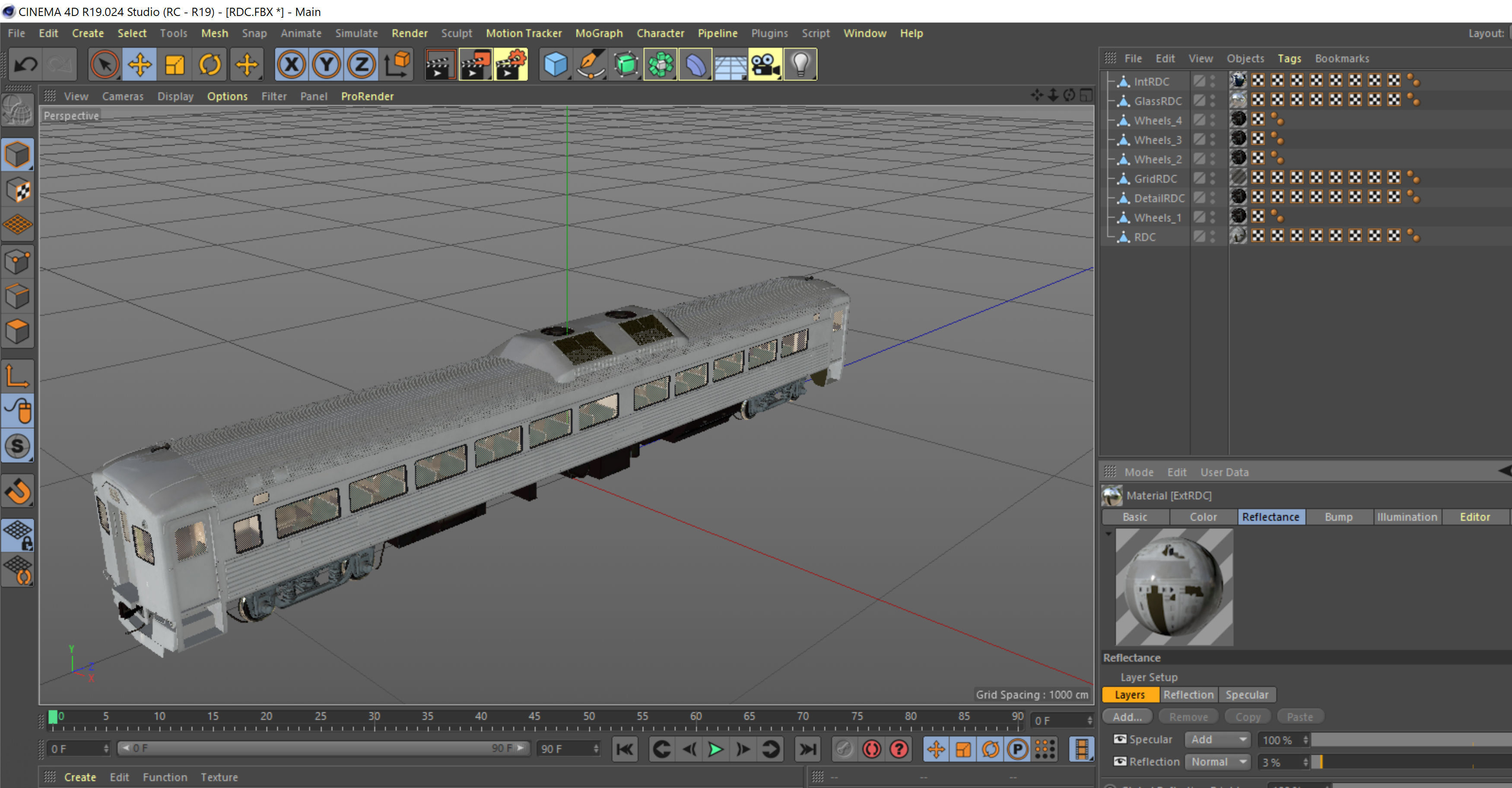 Budd Rail Diesel Car RDC 3D model_15