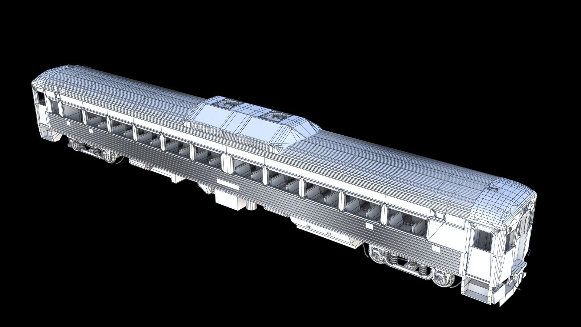 Budd Rail Diesel Car RDC 3D model_17