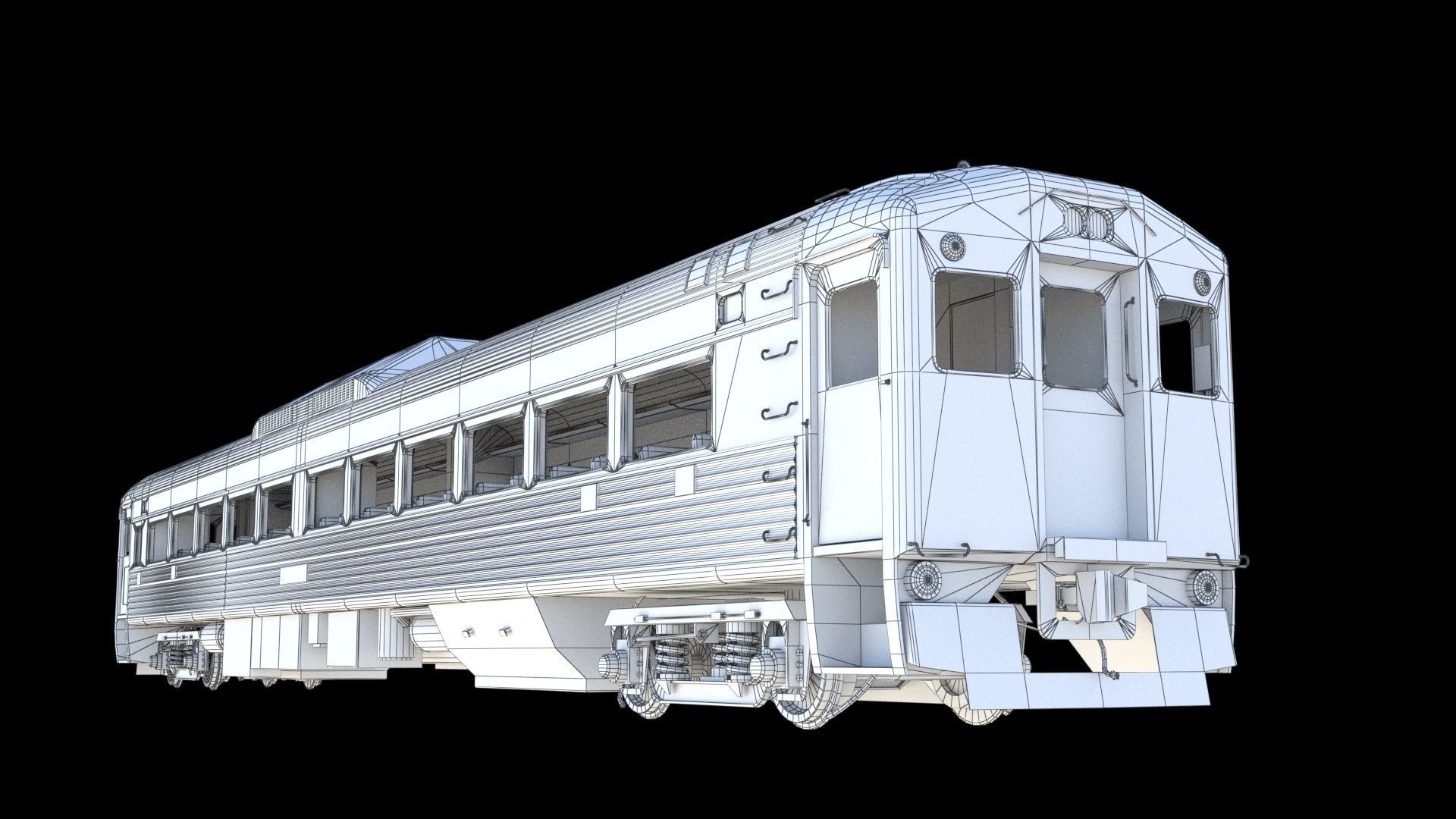 Budd Rail Diesel Car RDC 3D model_19