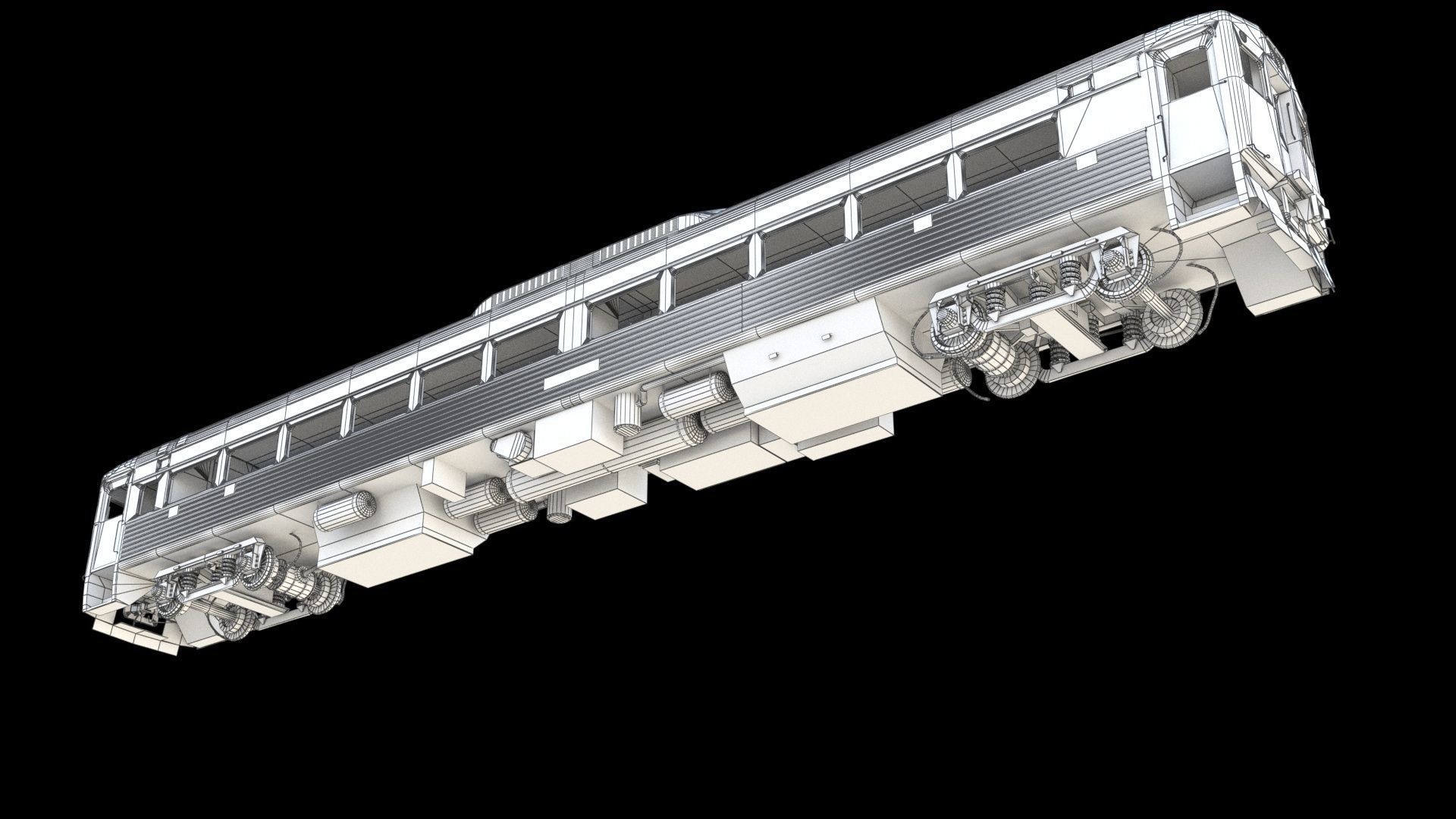 Budd Rail Diesel Car RDC 3D model_20