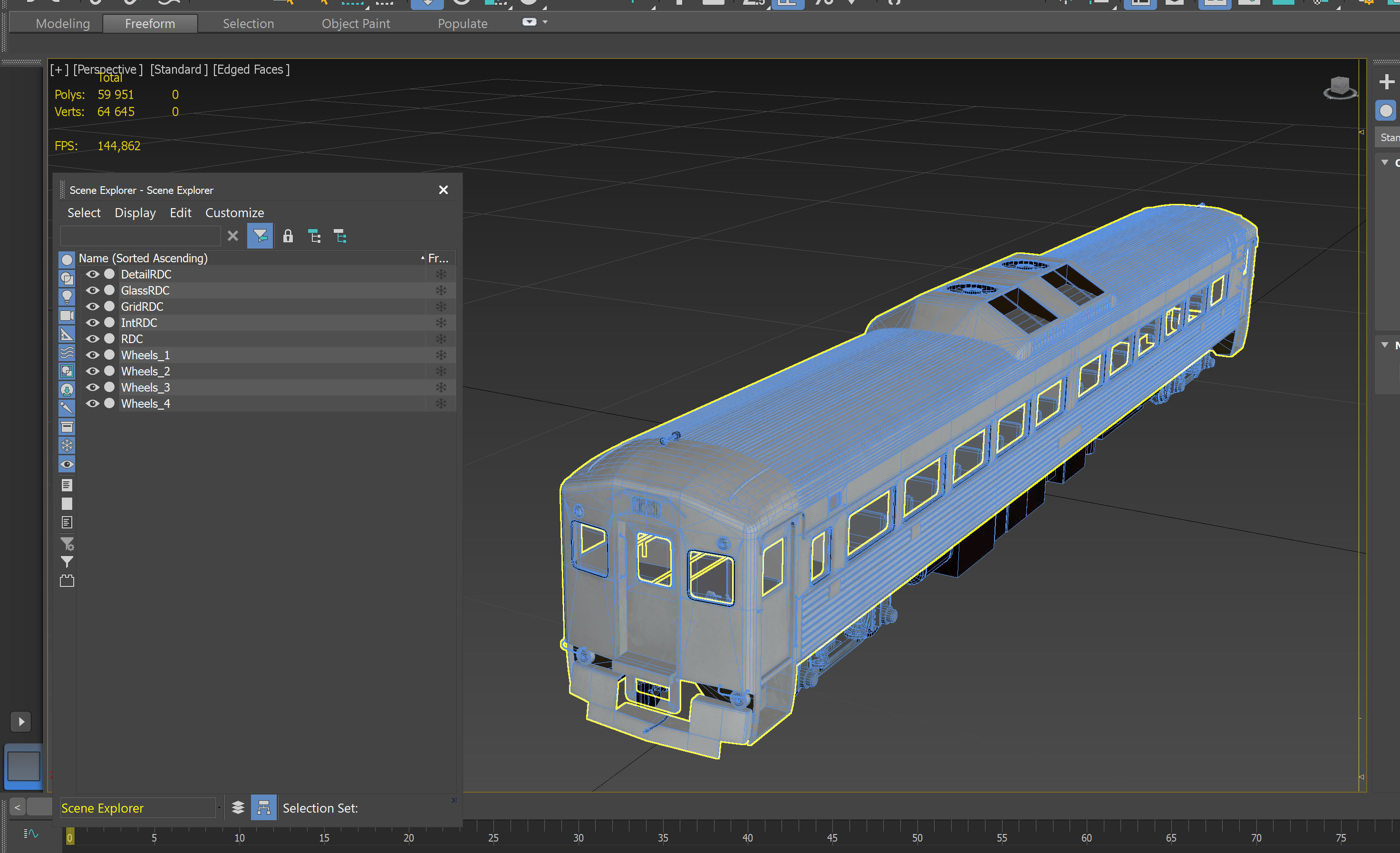 Budd Rail Diesel Car RDC 3D model_16