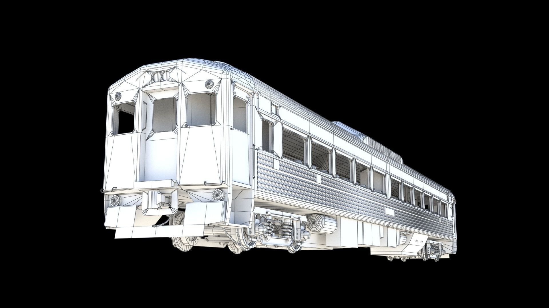 Budd Rail Diesel Car RDC 3D model_18