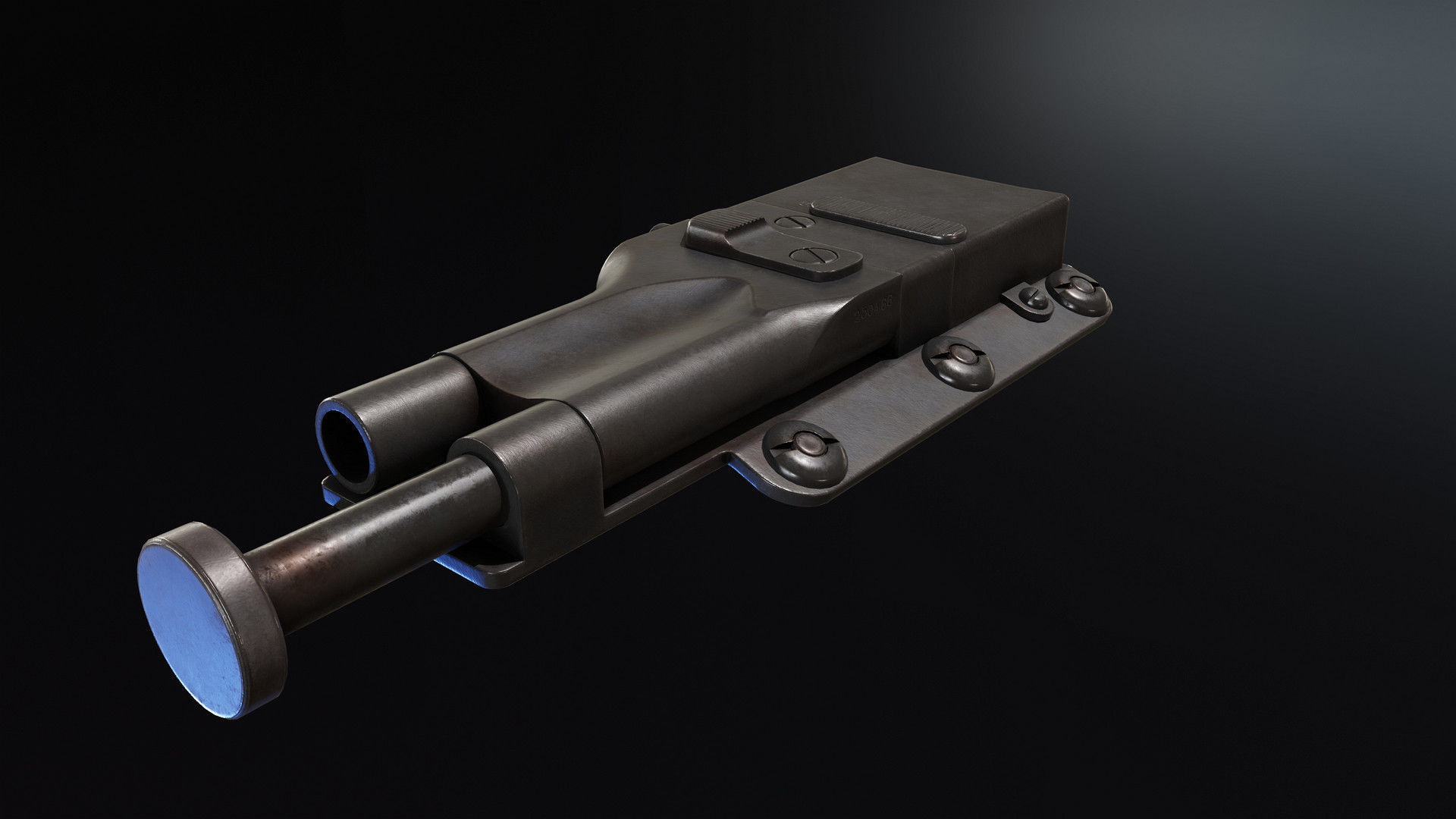 Sedgley OSS Fist Gun Low-poly 3D model_4