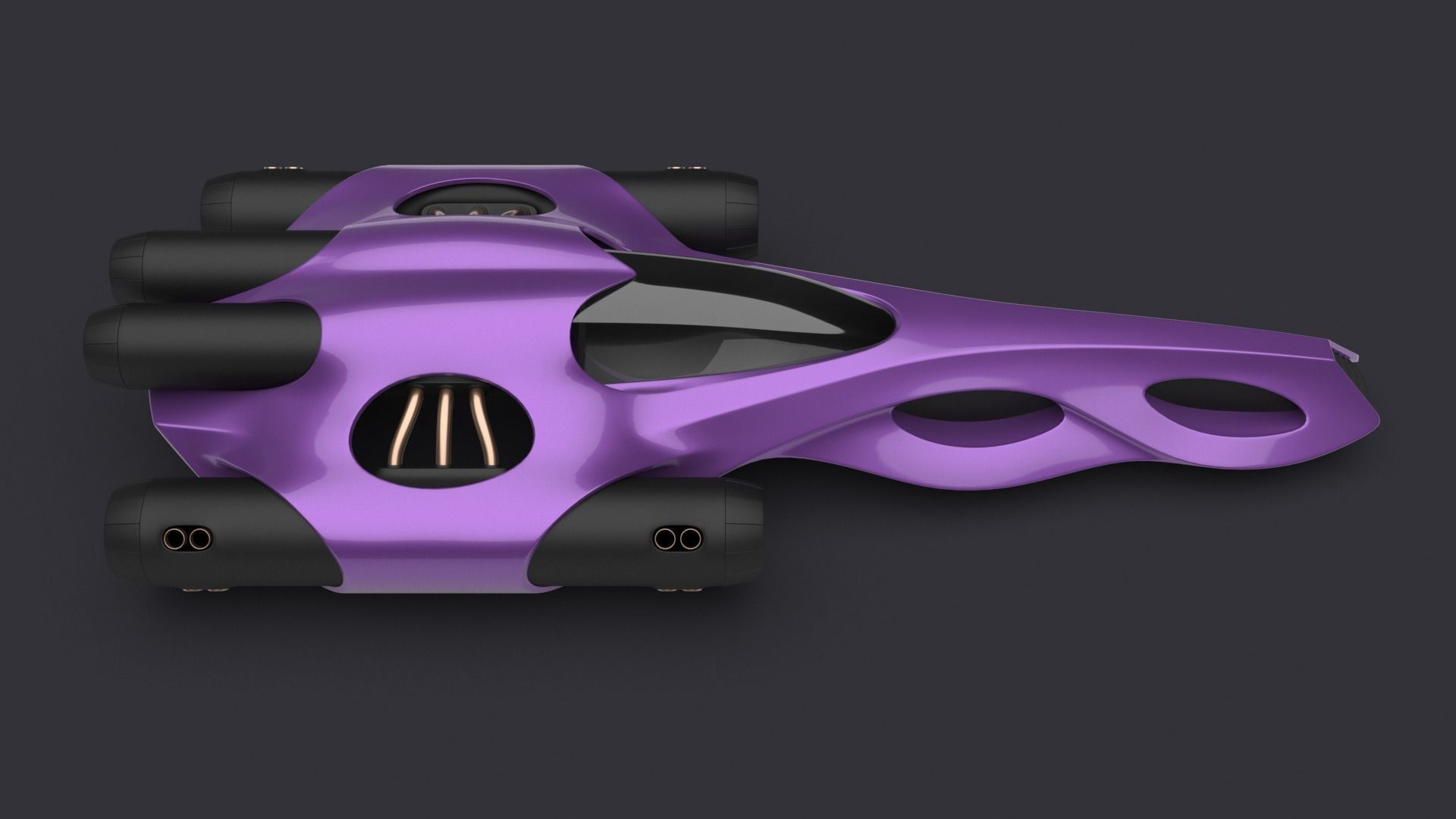 Racing Spaceship Arcturus 3D model_6