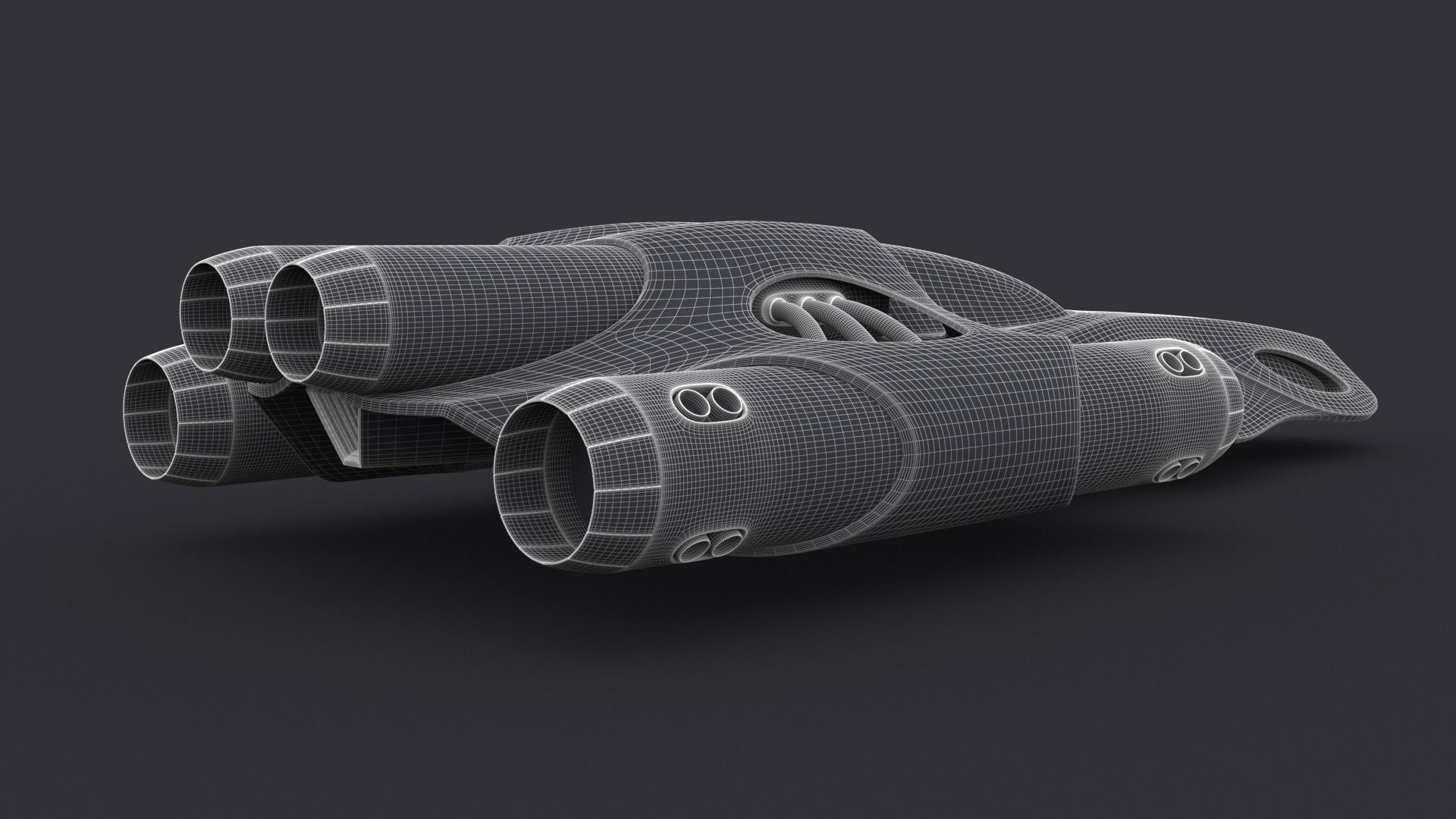 Racing Spaceship Arcturus 3D model_17