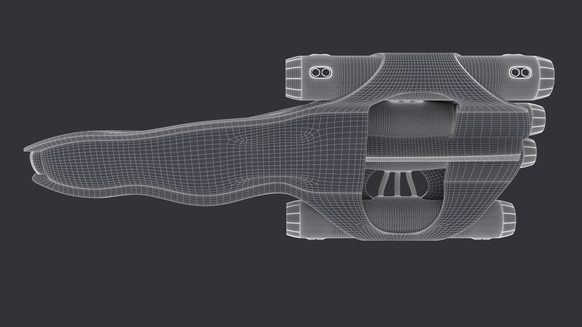 Racing Spaceship Arcturus 3D model_22