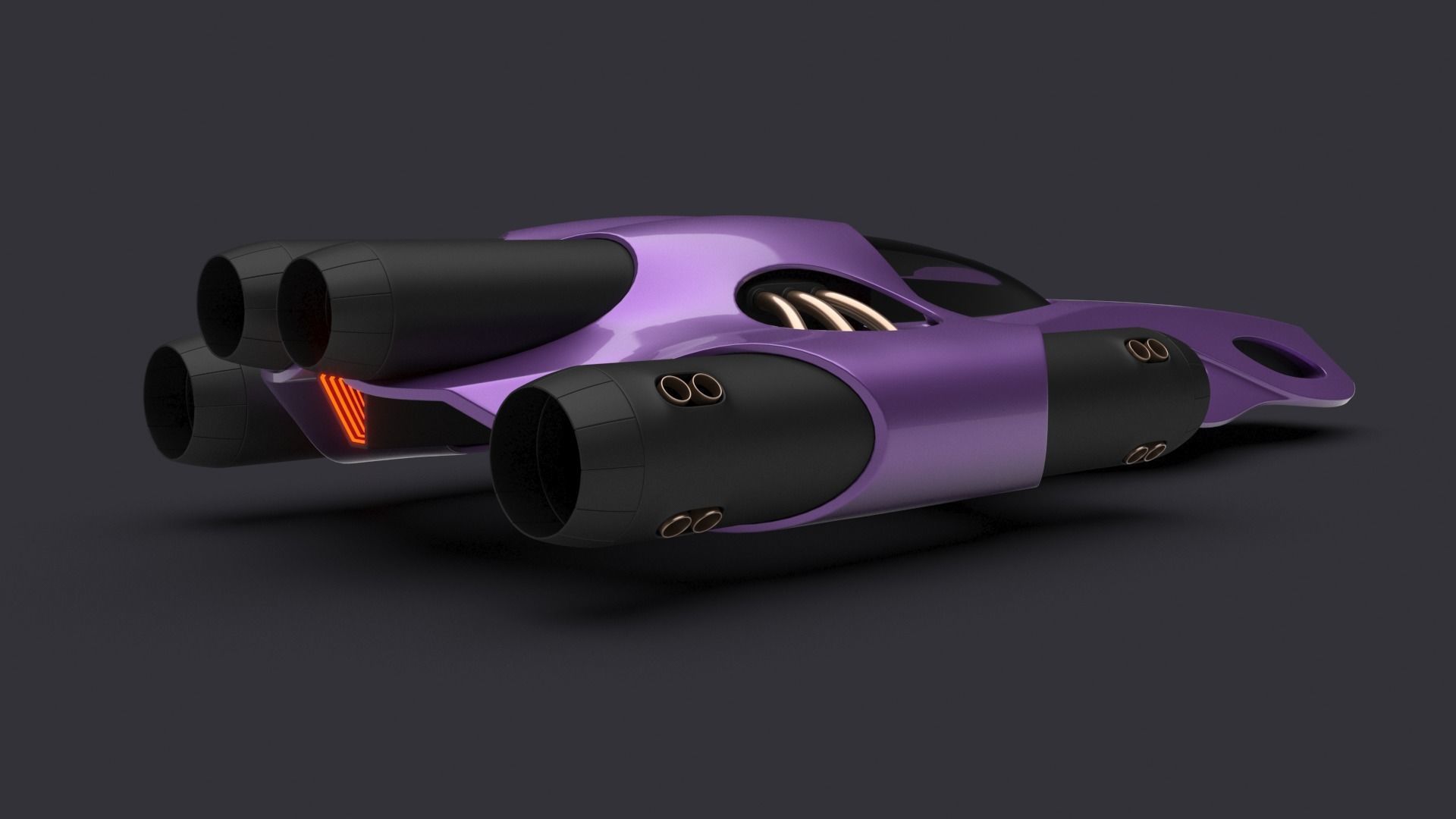Racing Spaceship Arcturus 3D model_5