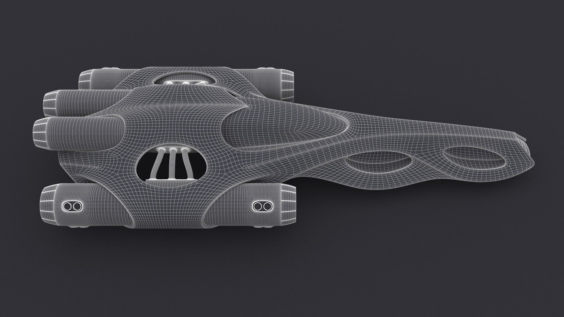 Racing Spaceship Arcturus 3D model_18