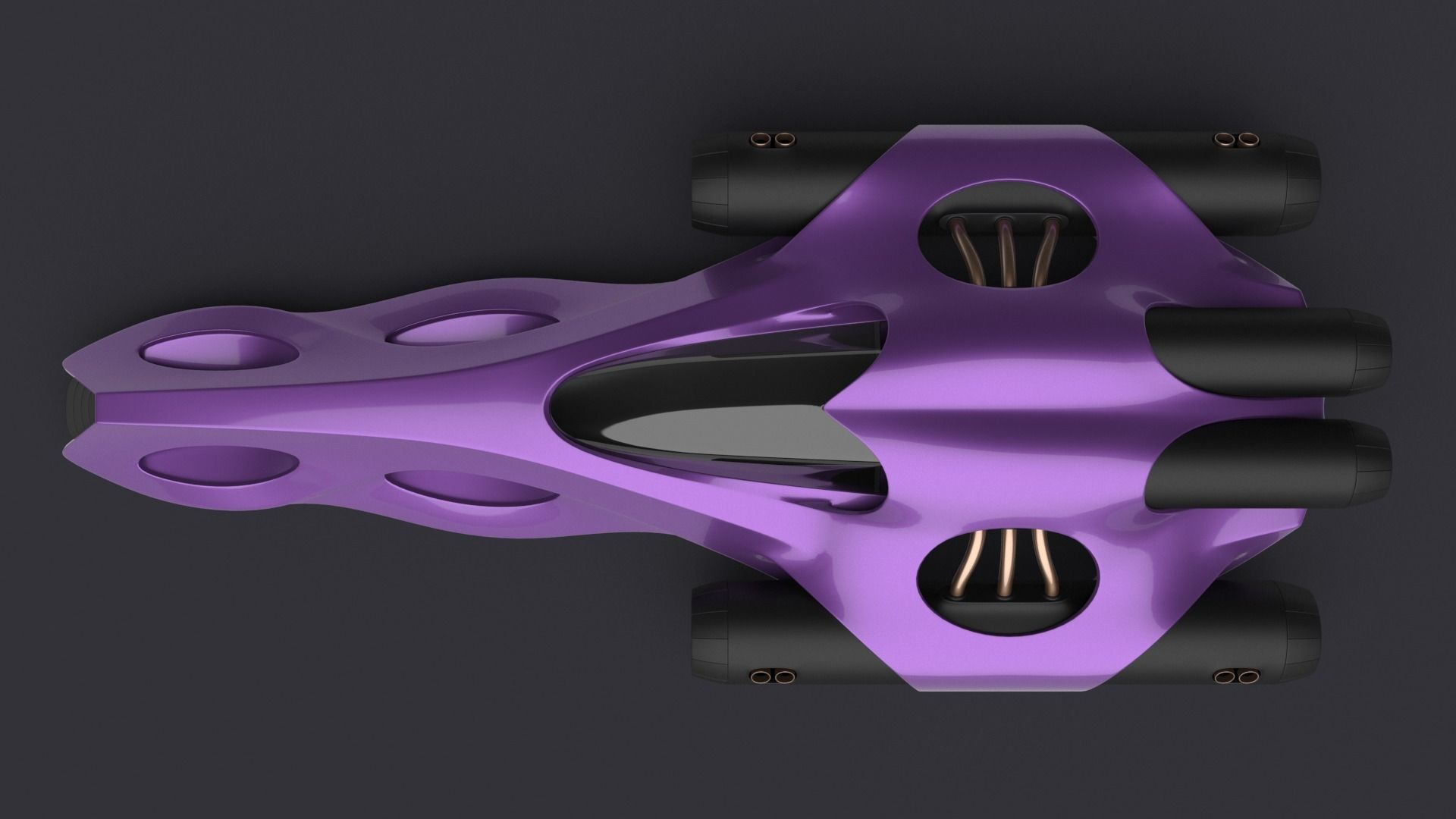 Racing Spaceship Arcturus 3D model_2