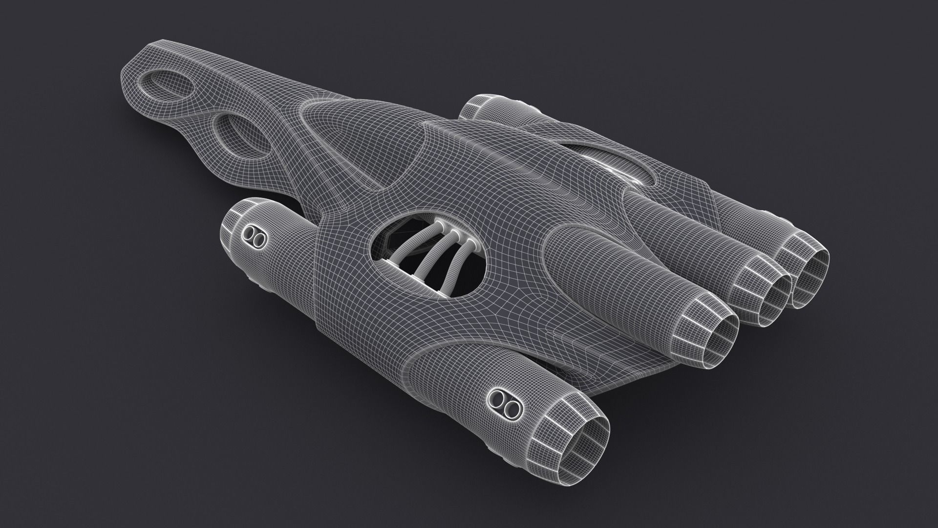 Racing Spaceship Arcturus 3D model_21