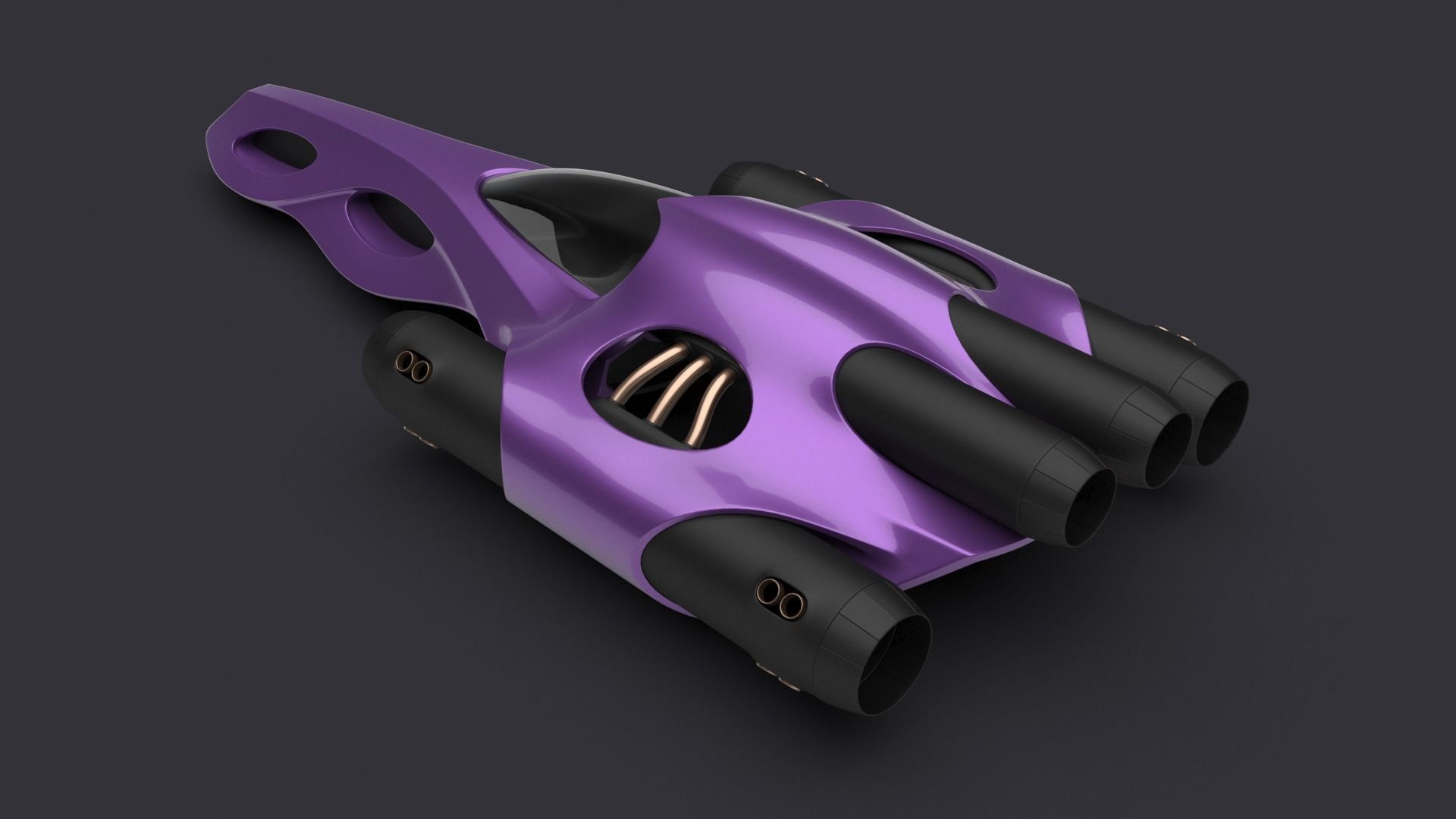 Racing Spaceship Arcturus 3D model_9