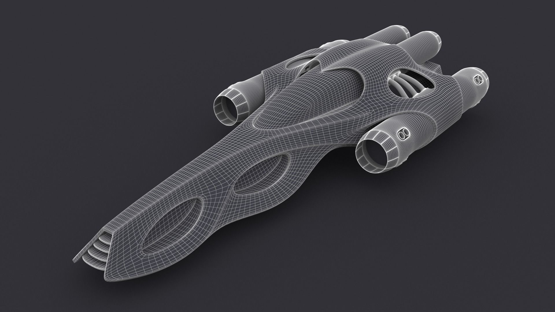 Racing Spaceship Arcturus 3D model_20