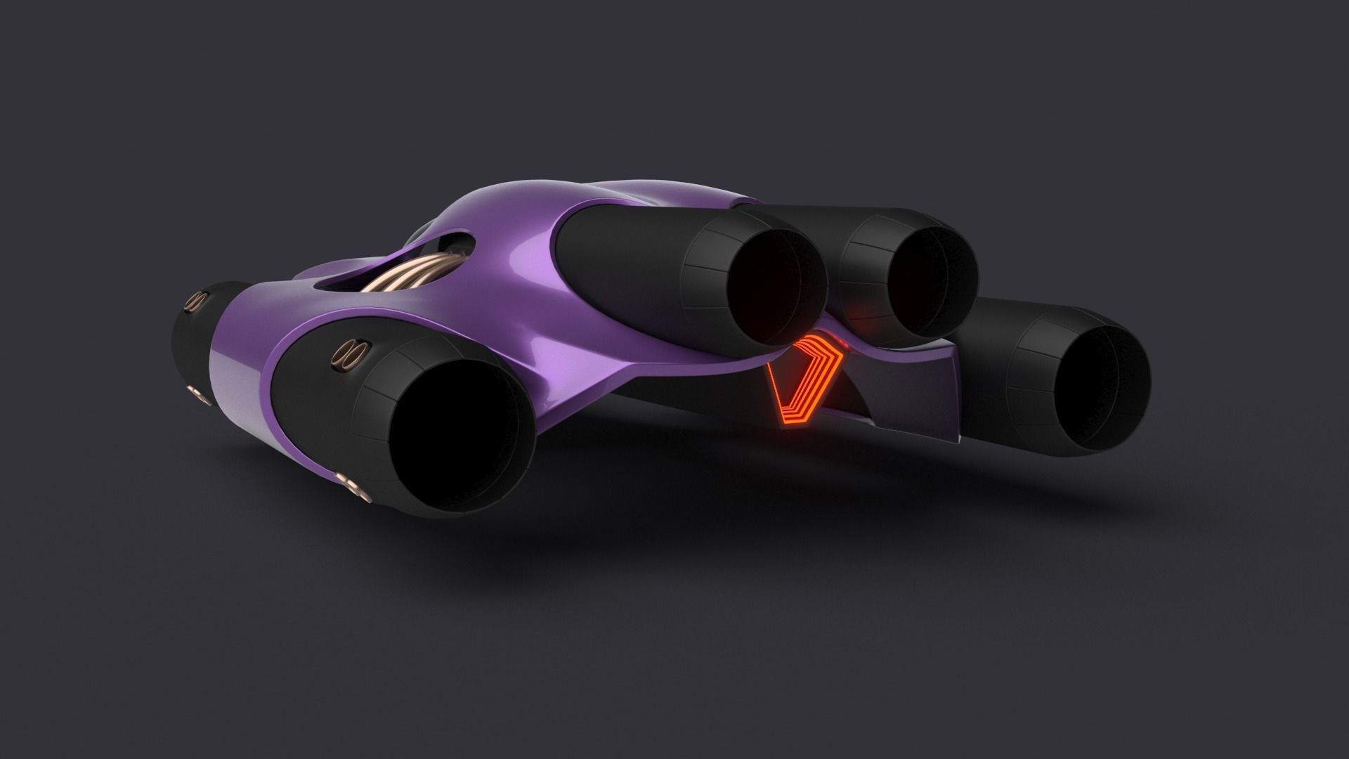 Racing Spaceship Arcturus 3D model_3