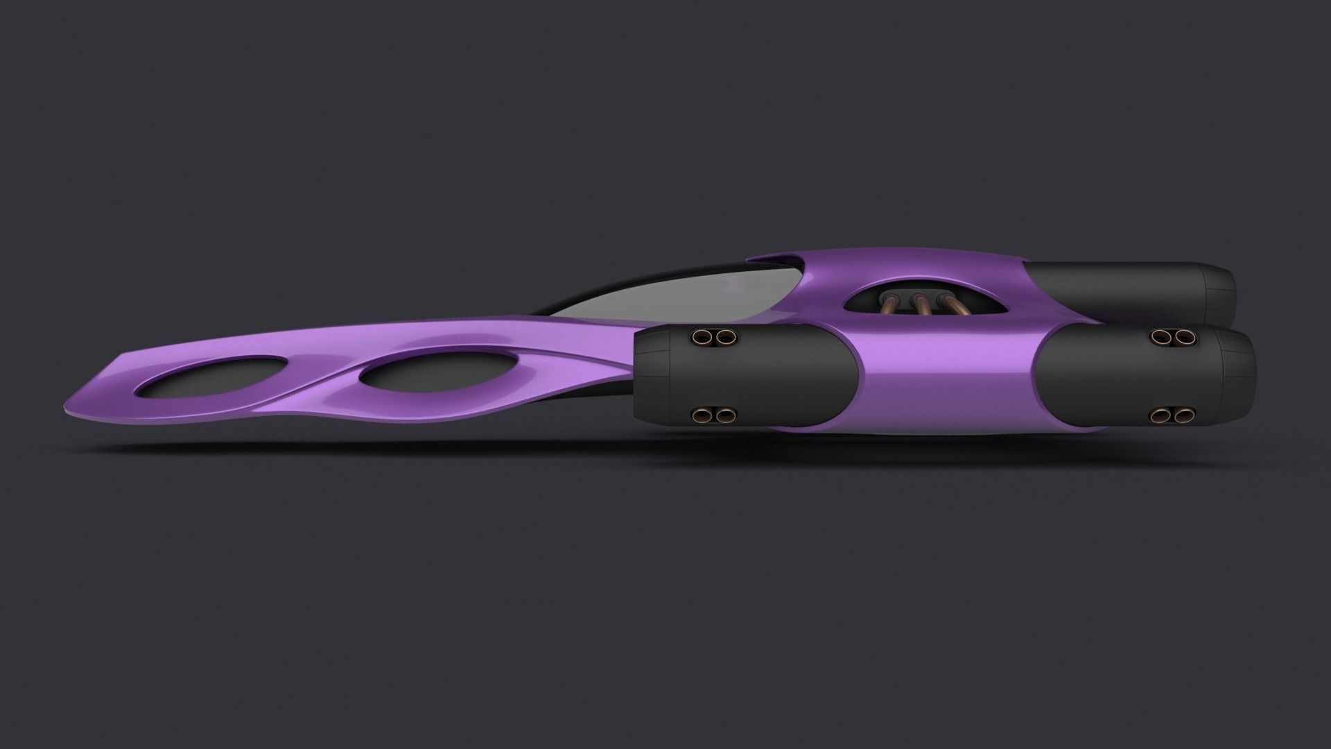 Racing Spaceship Arcturus 3D model_1