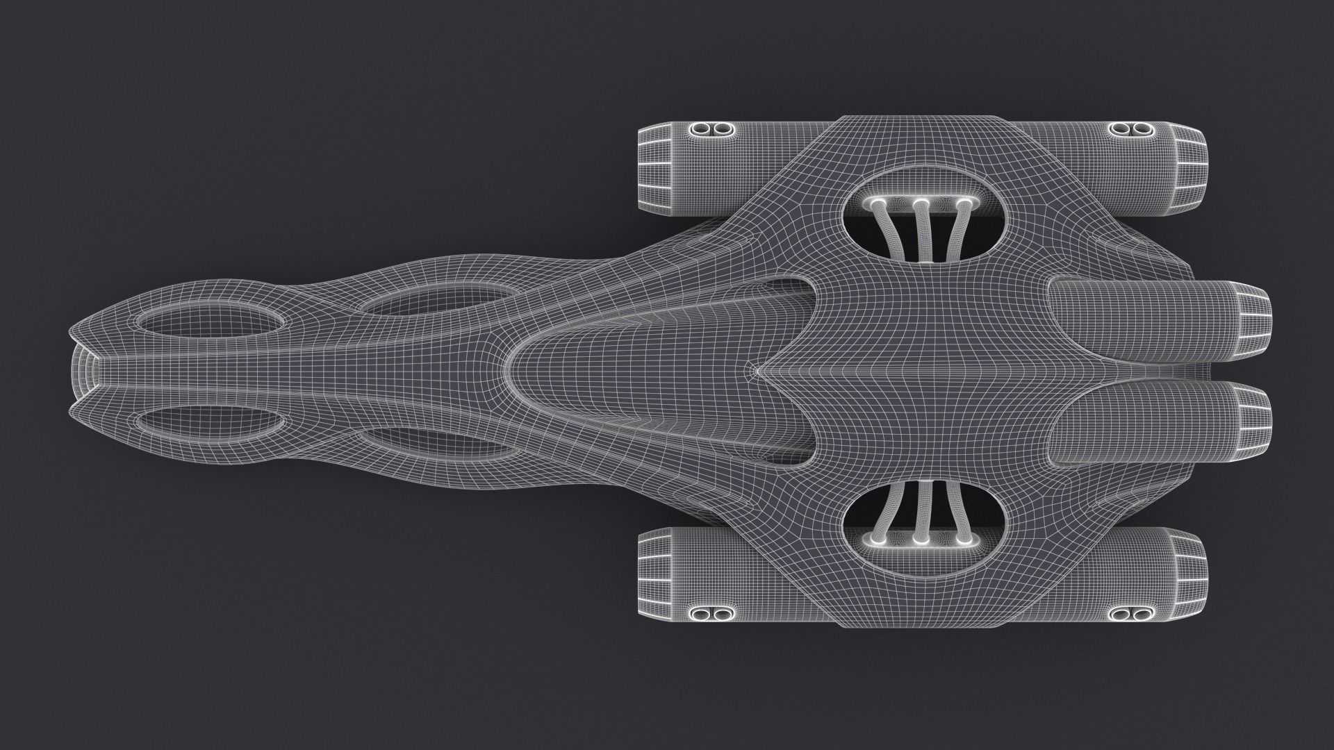 Racing Spaceship Arcturus 3D model_14