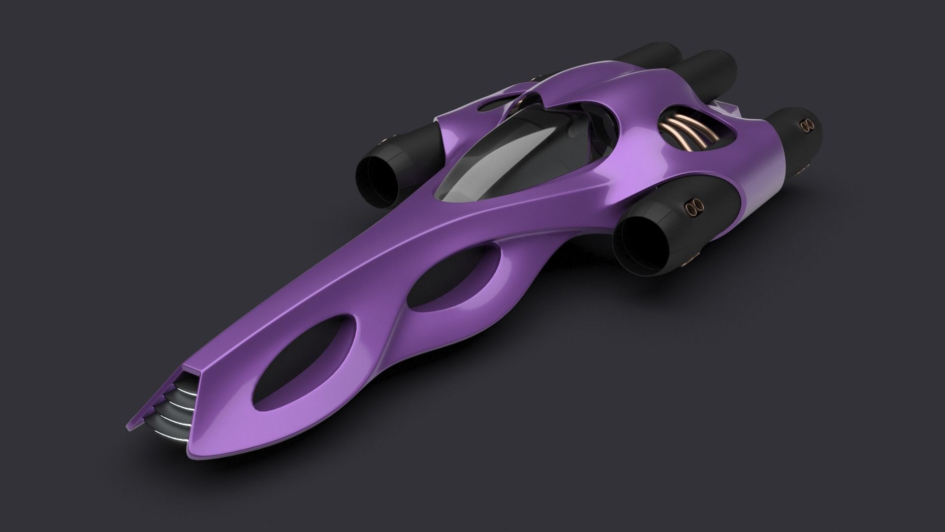 Racing Spaceship Arcturus 3D model_8