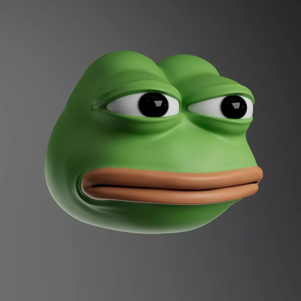 Pepe Frog Low-poly 3D model