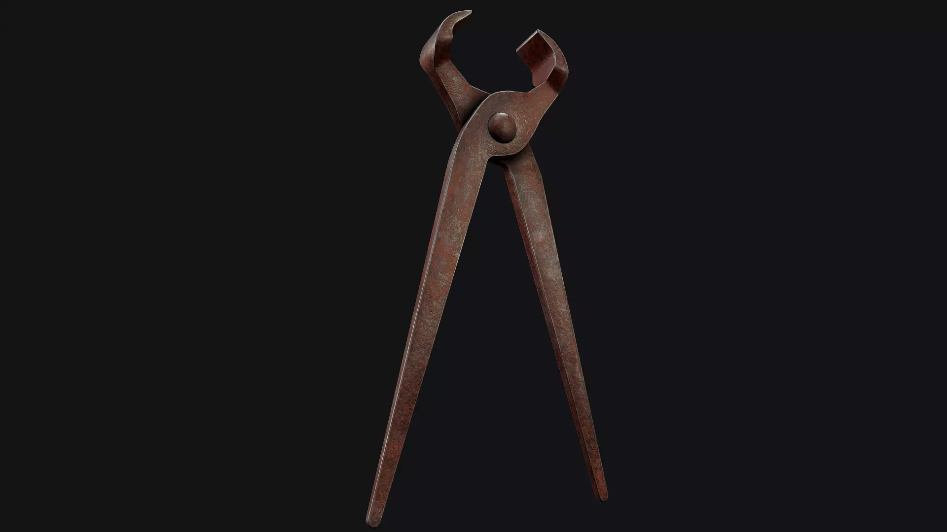 Iron Nippers - Tutorial Included Low-poly 3D model_0