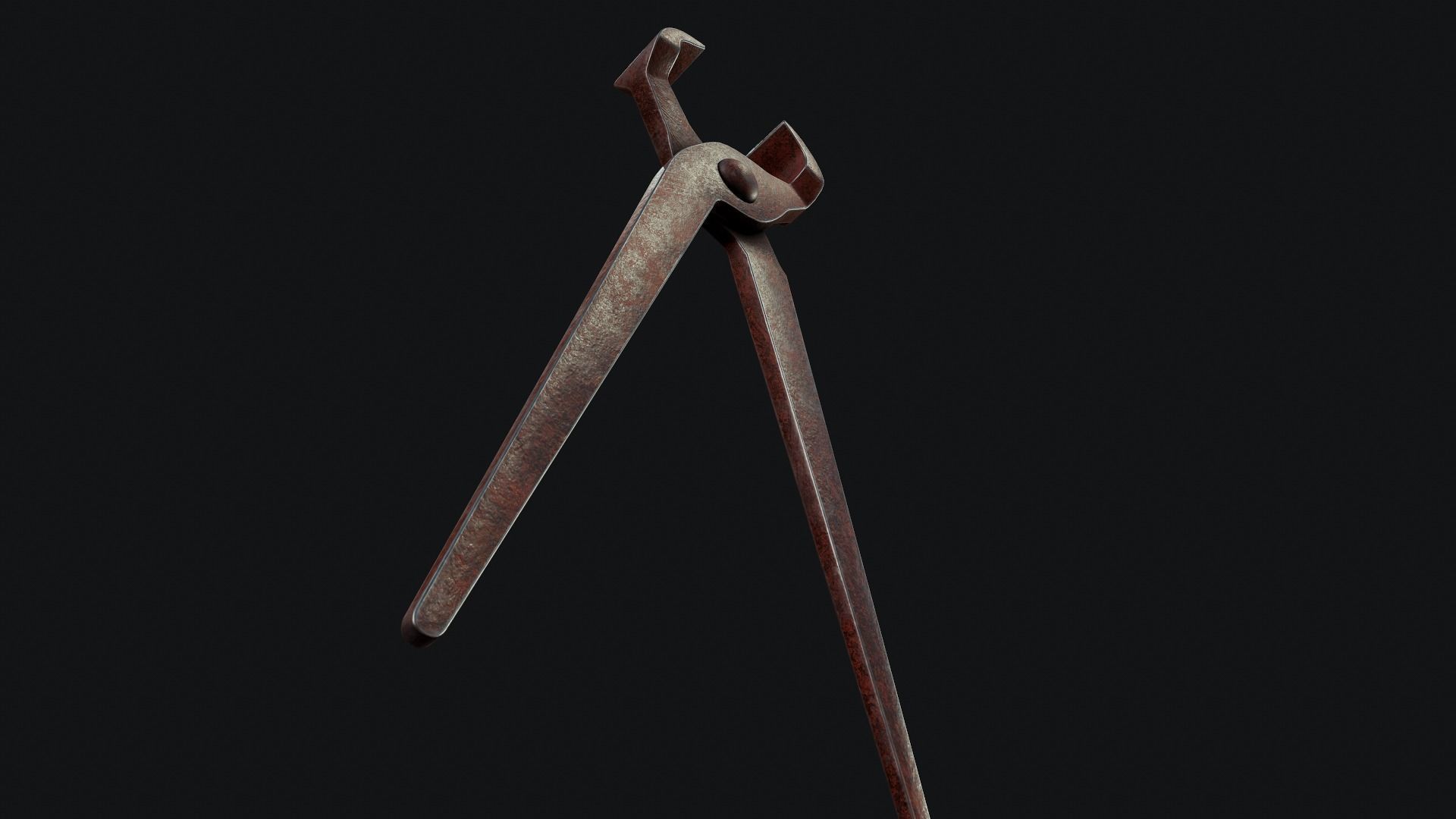 Iron Nippers - Tutorial Included Low-poly 3D model_10