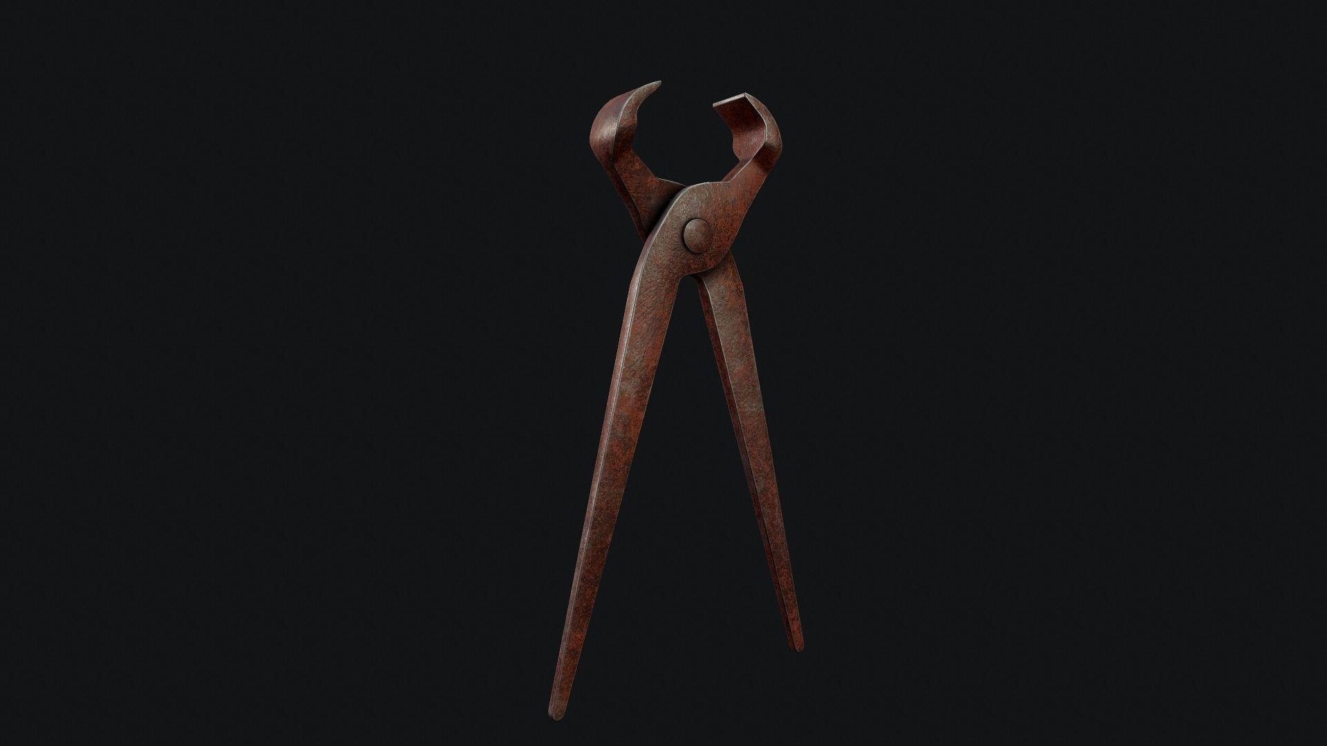 Iron Nippers - Tutorial Included Low-poly 3D model_6