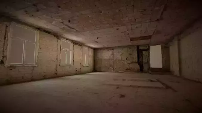 Gloomy brick room 3D model