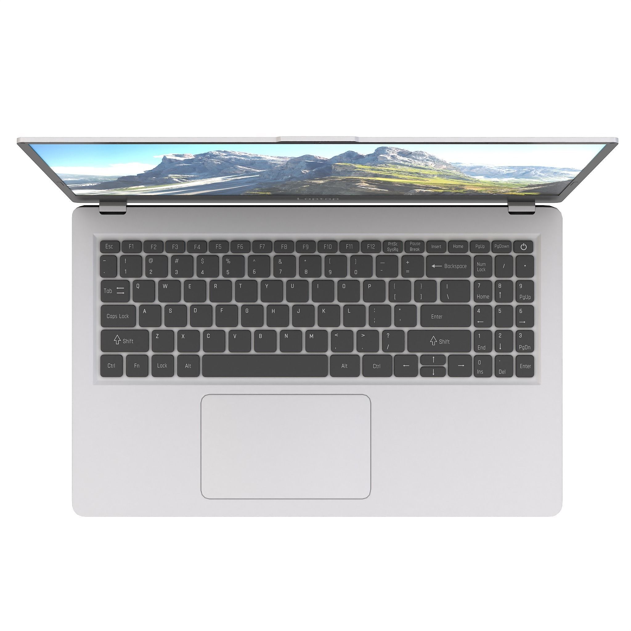 LENOVO LAPTOP  15 6 IPS 165hz  Low-poly 3D model_4