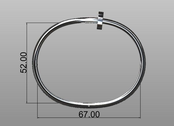 Bracelet JUST 3D print model_9