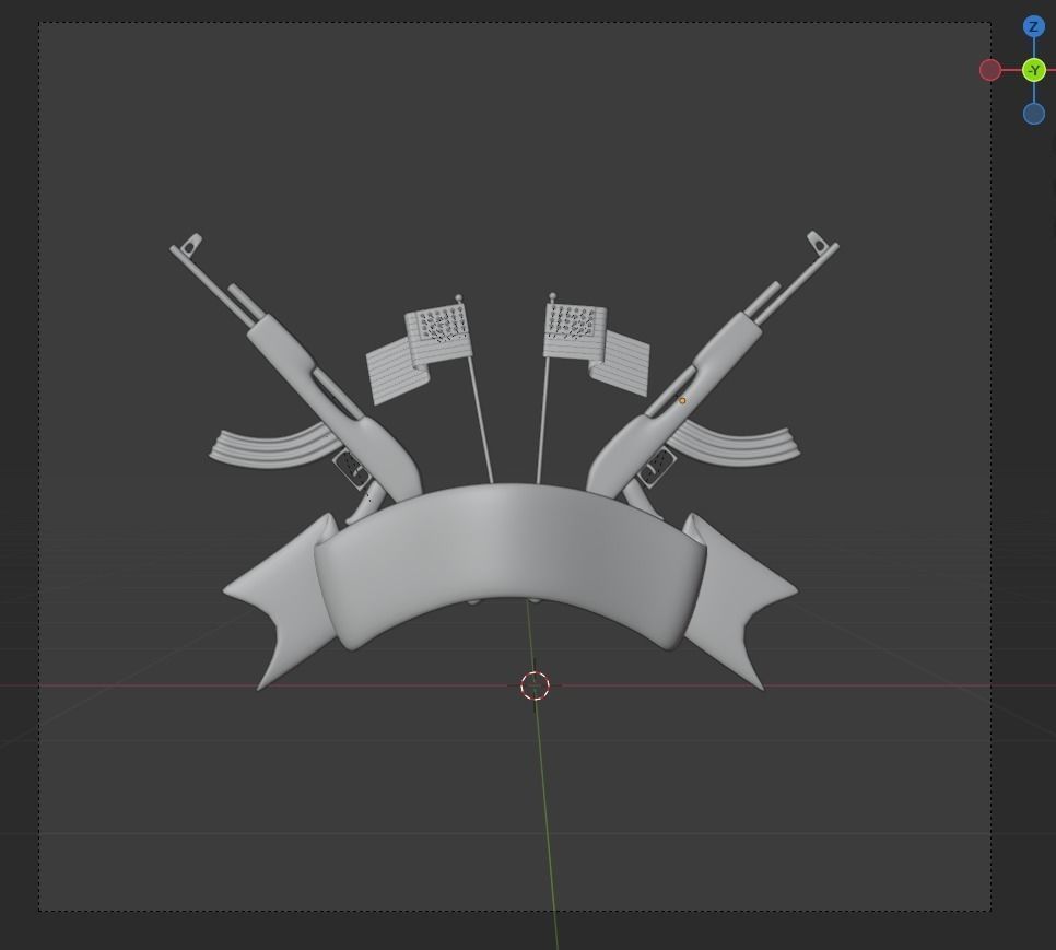 Memorial Day 3d Illustration  Icon Pack  3D model_36