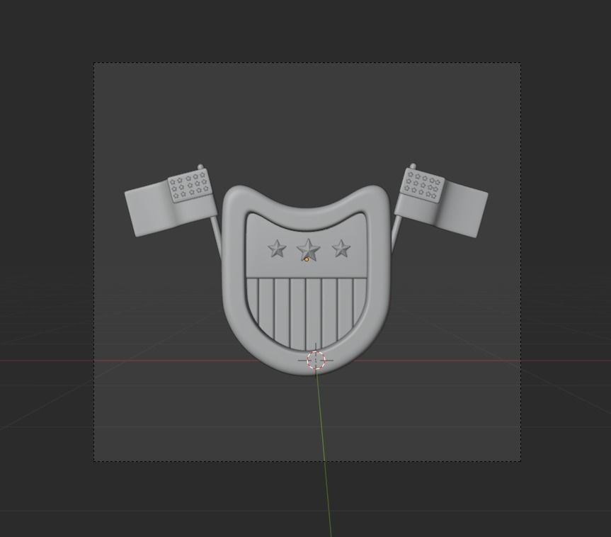 Memorial Day 3d Illustration  Icon Pack  3D model_13