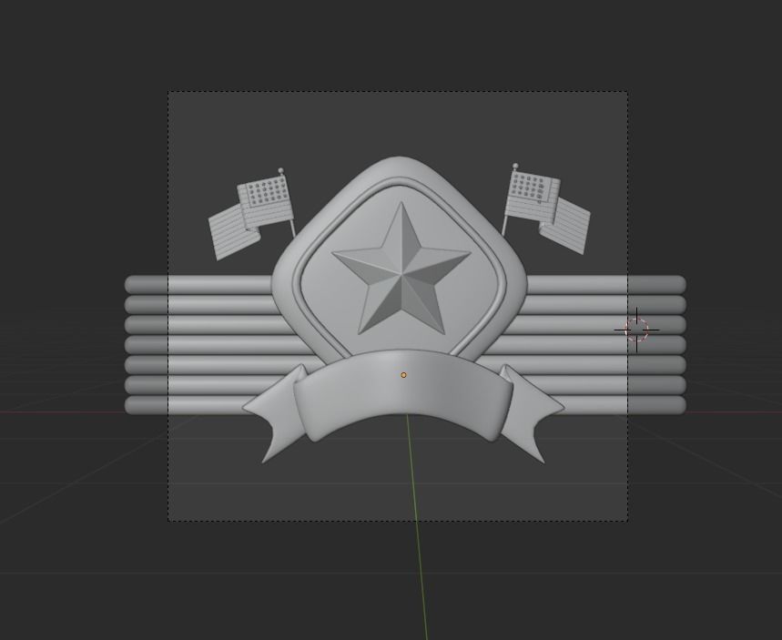 Memorial Day 3d Illustration  Icon Pack  3D model_23