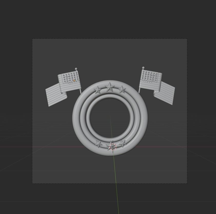 Memorial Day 3d Illustration  Icon Pack  3D model_31