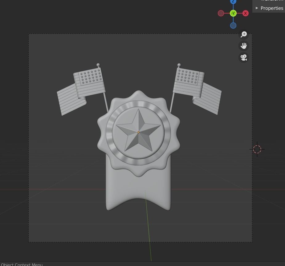 Memorial Day 3d Illustration  Icon Pack  3D model_21